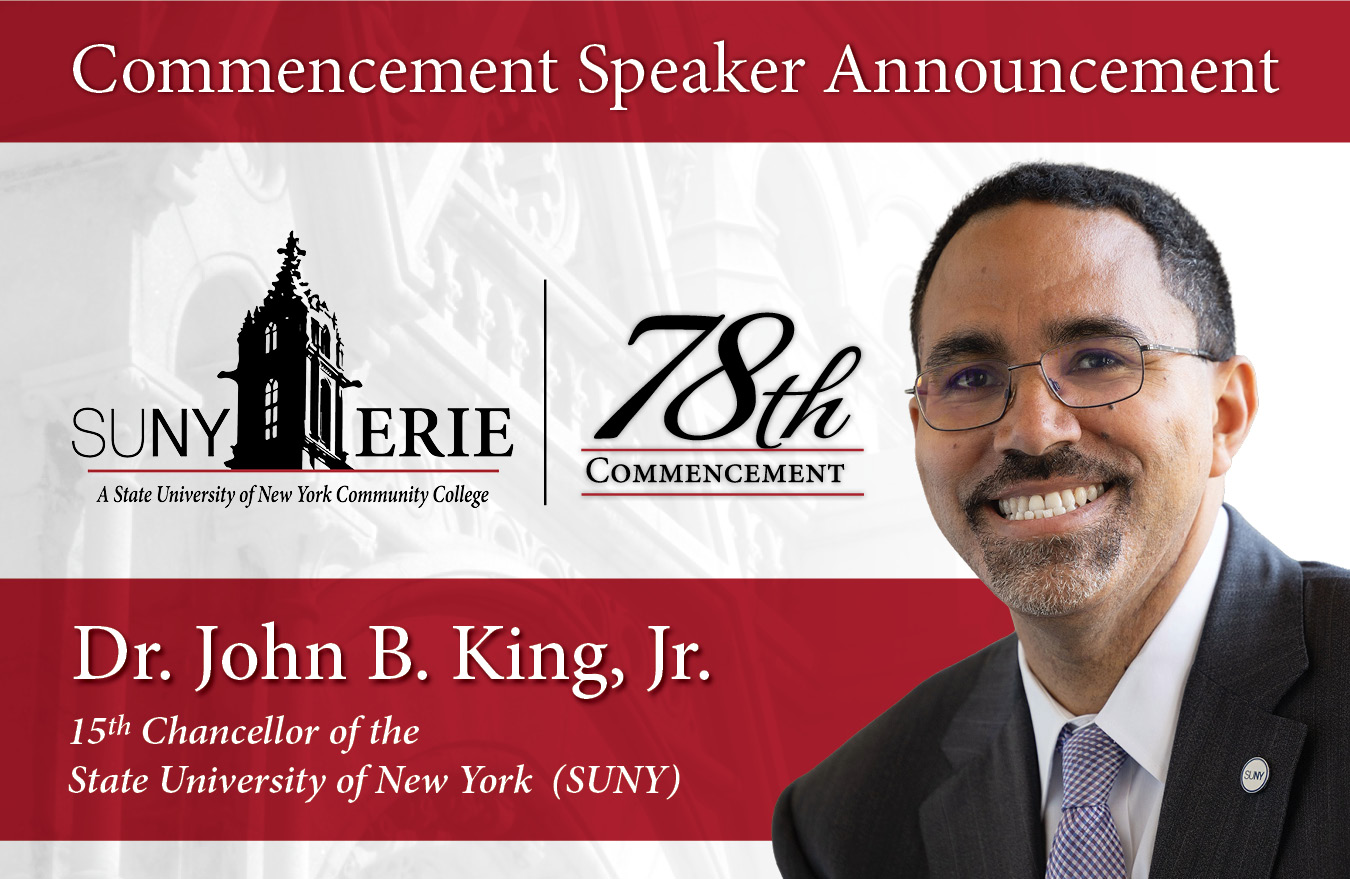 Commencement Speaker Announcement: Dr. John B. King, Jr. 15th Chancellor of the State University of New York (SUNY)